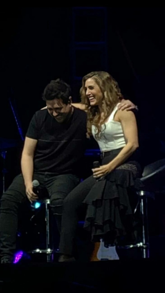 José Gaona cantó con «La Sole» y fue elogiado por ella
