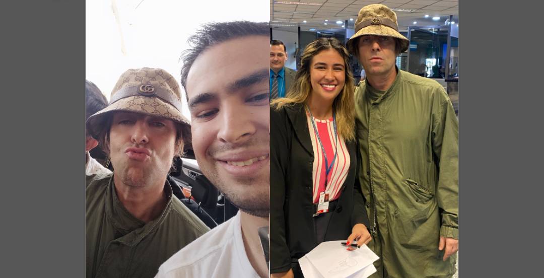 Liam Gallagher, exOasis, pisó Paraguay y fue recibido por fans