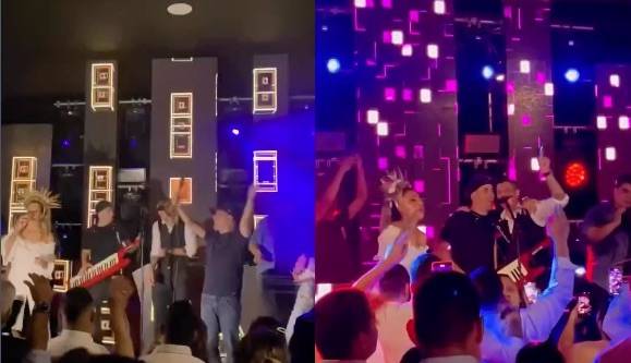 [VIDEO] ¡No podía faltar! Escuchá el tema que cantó Alan Benitez en su boda