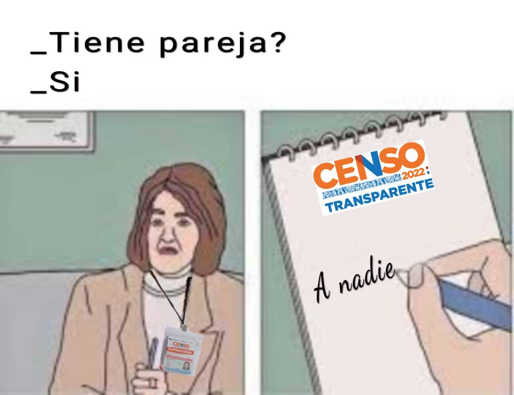 Los memes más divertidos que va dejando el Censo 2022