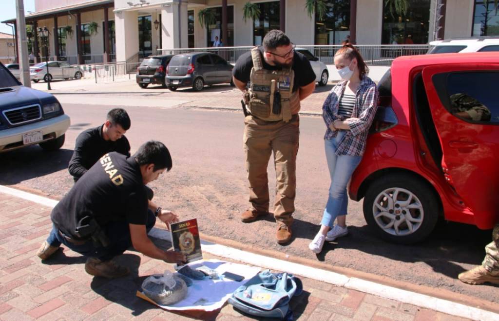 La Senad agarró a una argentina que vendía marihuana en Luque