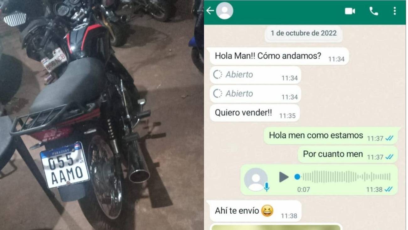 “Zorro” paró a ñato en una barrera, le sacó la moto ¿y la vendió por redes?