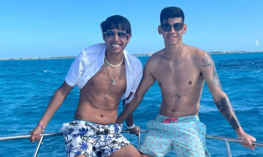 ¡Esa facha! El defensor más cotizado y el goleador de Cerro se encontraron en Cancún