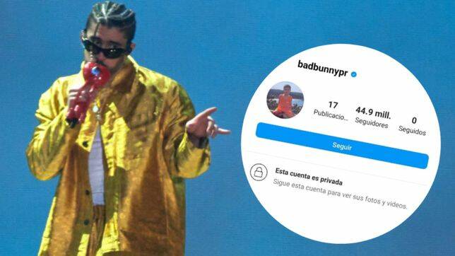 ¿No soportó las críticas? Bad Bunny deja alarmante mensaje y pone su Instagram en privé