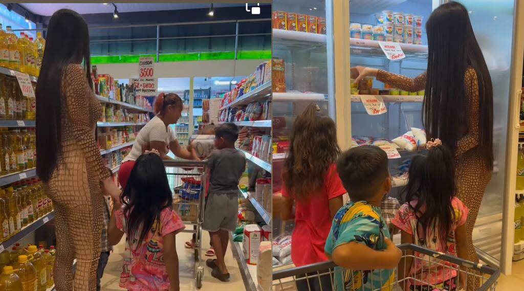 [VIDEO] Pedía cambiar su plancha por leche para sus hijos, ahí apareció Laurys