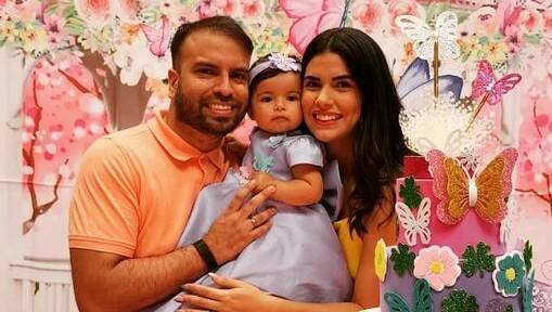 Primer añito de la hija de “Mandibulín”