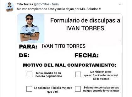 “Tito” Torres metió un gol y saltaron los memes