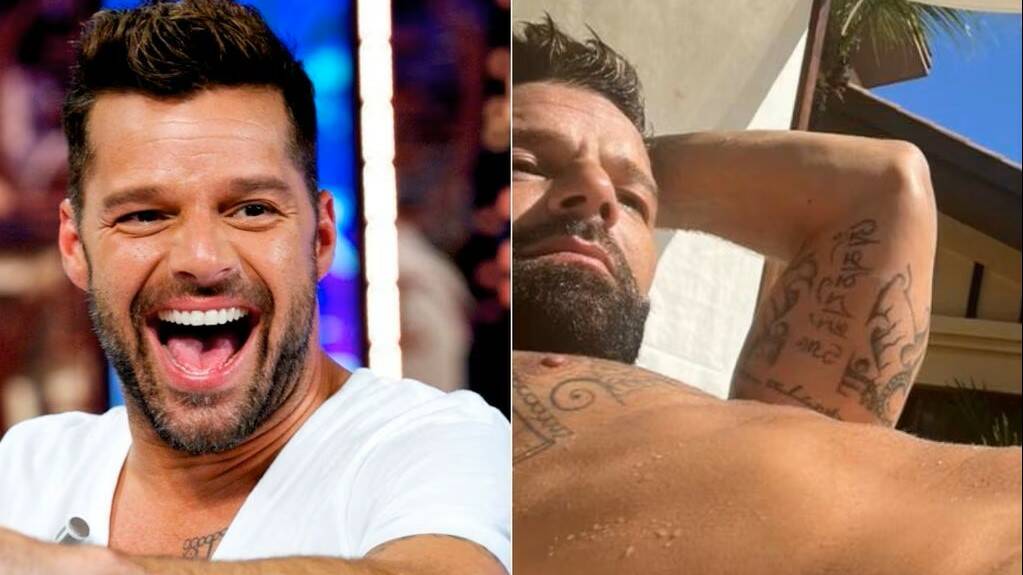 [VIDEO] Ricky Martin alborotó las redes tomando sol opívo