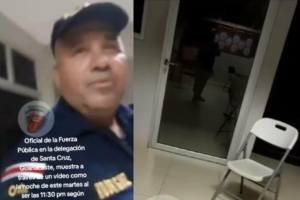 [VIDEO] “Fantasma” se “entregó” a las fuerzas policiales: video ¿paranormal? es viral