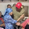 [VIDEO] Abuelita cumplió 106 años y lo festejó al ritmo de la polca