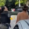 [VIDEO] ¡Iiiiaaaa poraaa! Policía dio tremendo tovajepete a mujer que golpeó a su hija