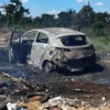 Encuentran auto incinerado: ¿es el que usaron los matones para ir a masacrar a “Gringo”?
