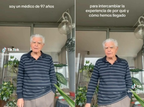 [VIDEO] Abuelo con casi un siglo de vida se volvió viral en redes por un insólito pedido: miles respondieron
