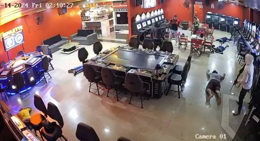 [VIDEO] Así asaltaron un casino de Hernandarias