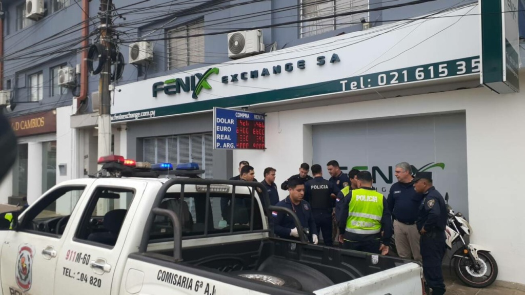 Asalto en casa de cambio, un cliente resultó herido