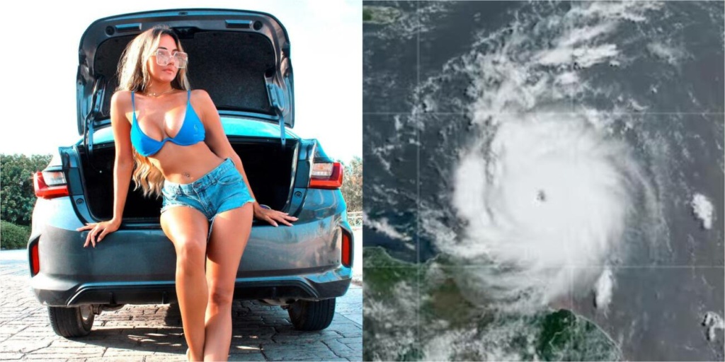 [VIDEO] Exmodelo paraguaya cuenta cómo se prepara para el paso del huracán Beryl en Cancún