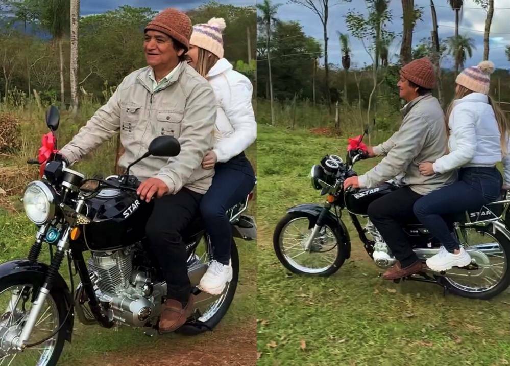 Él fue fundamental para que ella alcance el éxito: Marilina le regaló una moto al tío Mario