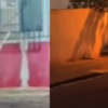 [VIDEO] ¡Hesúkena! Le pilló ndajeko a él en un motel y con feroz caño comenzó a correrle por la calle