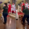 [VIDEO] «¿Qué puede salir mal?»: «ñandejára taxi» venía a toda bala y terminó volcando en obra infantil