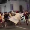 [VIDEO] ¡Échelo pro’sor! Se enojó Kirito y le metió una patada “divina” a un cristiano