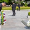 “Levantamos la voz para que en el mundo se escuchen más fuerte las voces de paz”: el tributo de Peña
